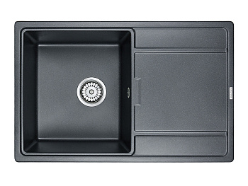 Кухонная мойка Paulmark FLUGEN 50-780 PM217850-BLM 80х50 цвет черный